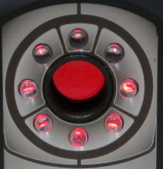 多段式8 LEDエミッター照射機能